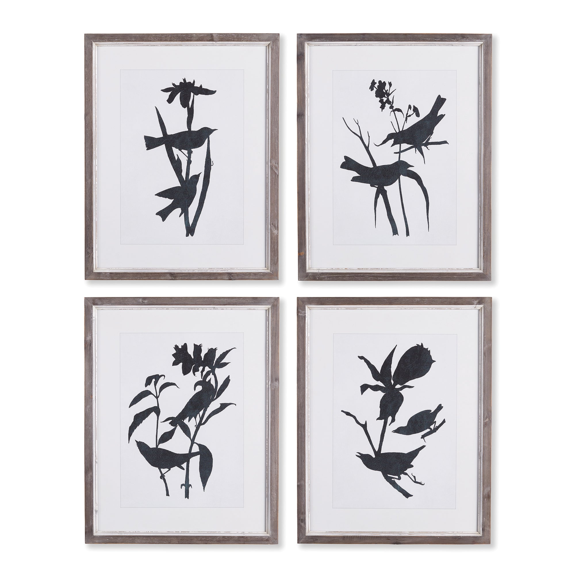 BIRD SILHOUETTE PRINTS, SET OF 4 BY NAPA HOME & GARDEN - A. Dodson's