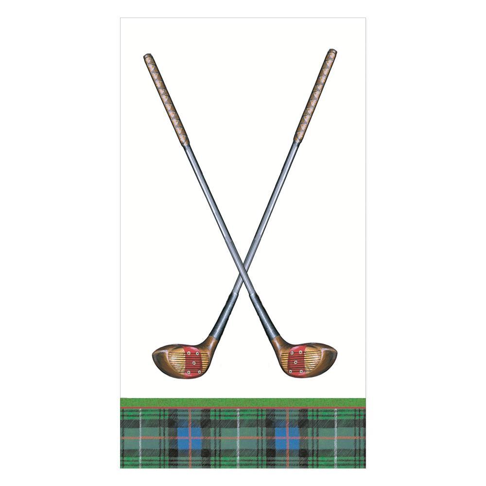 Golfing Paper Guest Towel Napkins - A. Dodson's