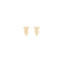 UNO DE 50 DOUBLE SENSE GOLD EARRINGS - A. Dodson's