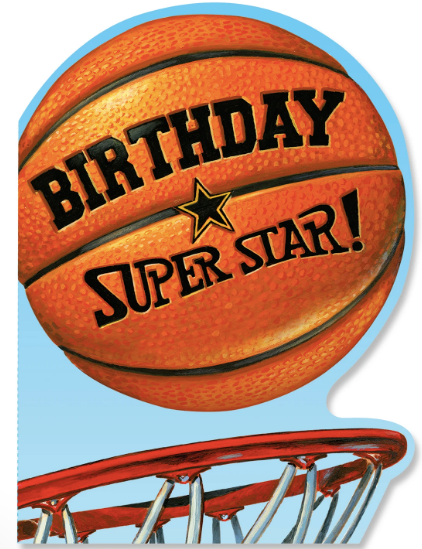 BIRTHDAY - BASKETBALL CARD - A. Dodson's