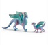 FLOWER DRAGON AND CHILD BY SCHLEICH - A. Dodson's