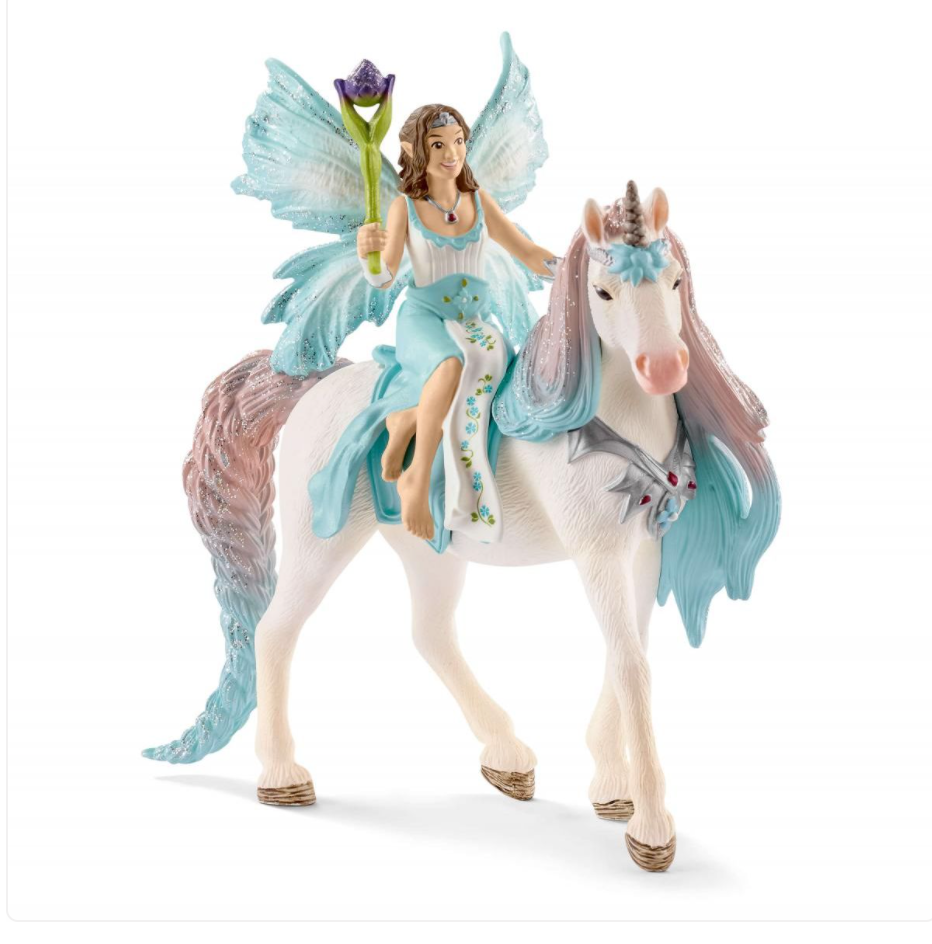 FAIRY EYELA WITH PRINCESS UNICORN BY SCHLEICH - A. Dodson's