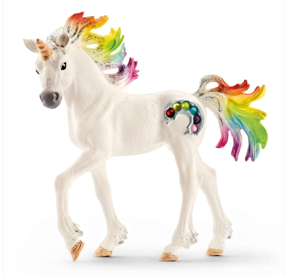 RAINBOW UNICORN, FOAL BY SCHLEICH - A. Dodson's