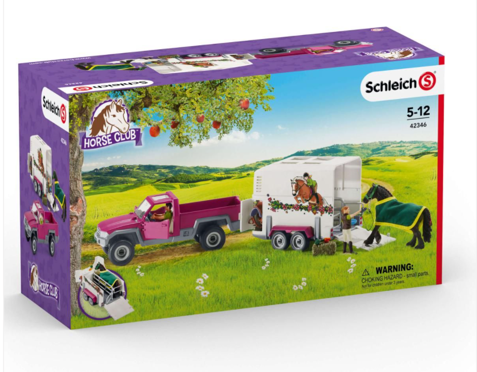 PICK UP WITH HORSE BOX BY SCHLEICH - A. Dodson's