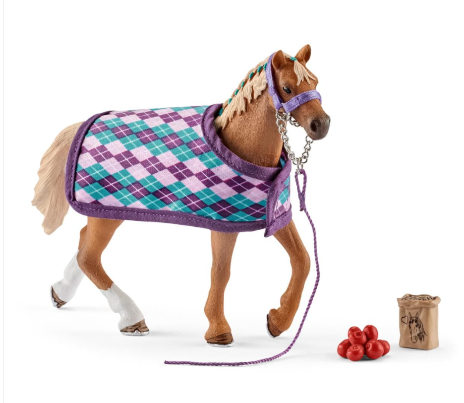 ENGLISH THOROUGHBRED WITH BLANKET BY SCHLEICH - A. Dodson's