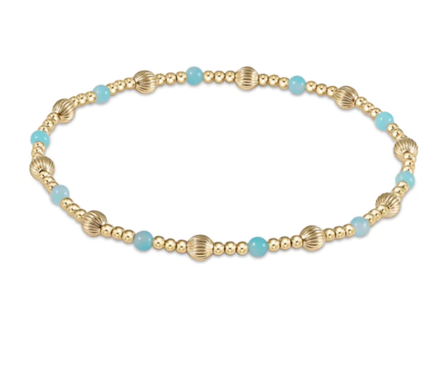 dignity sincerity pattern 4mm bead bracelet - amazonite by enewton - A. Dodson's