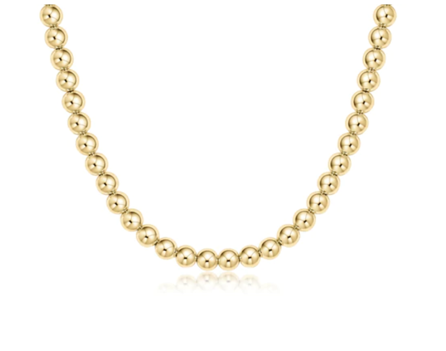 choker classic gold 6mm bead by enewton - A. Dodson's