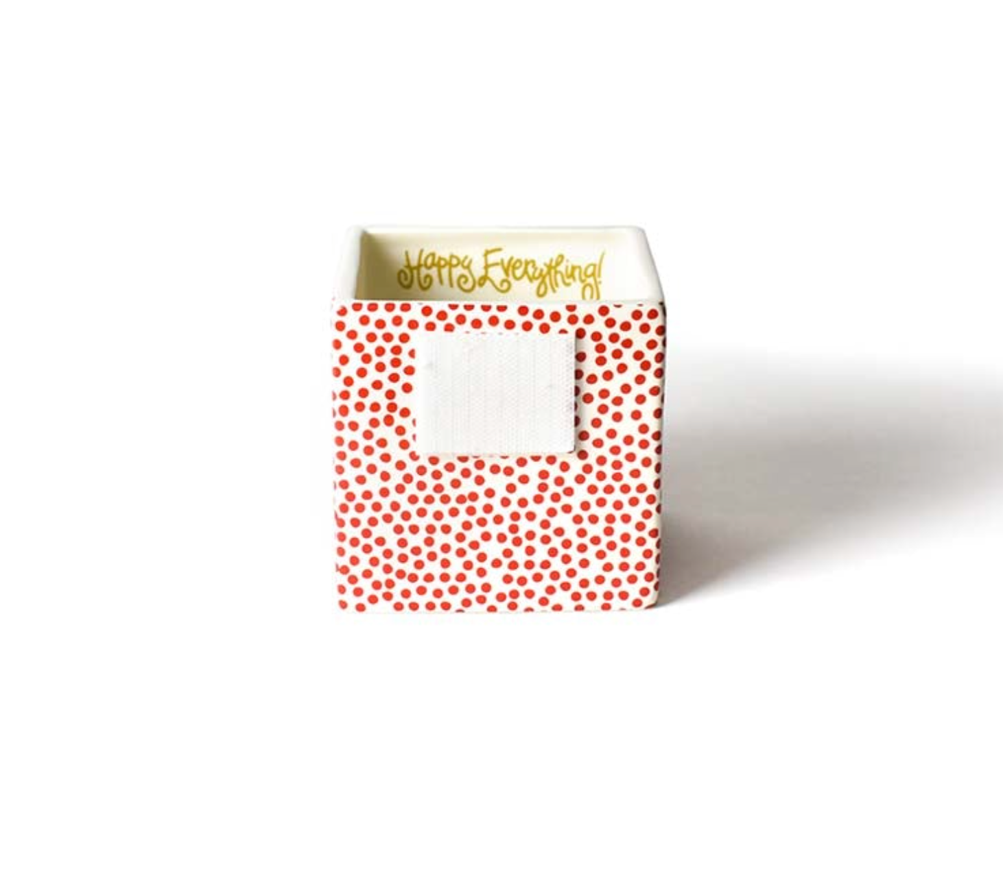 HAPPY EVERYTHING RED SMALL DOT MINI NESTING CUBE SMALL - A. Dodson's