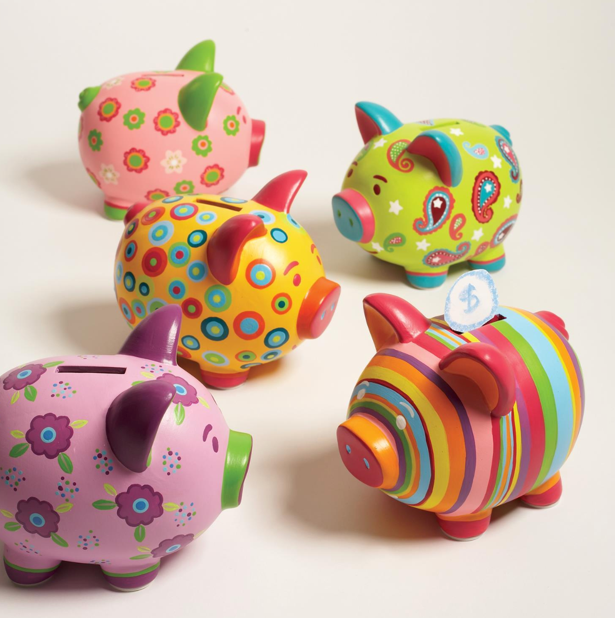 Sweet Savings Piggy Bank in Gift Box - 5 Designs - A. Dodson's