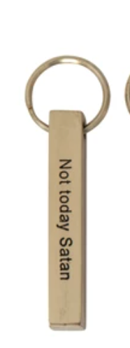 Cast Metal Key Chain with Sassy Saying - 10 Asst - A. Dodson's