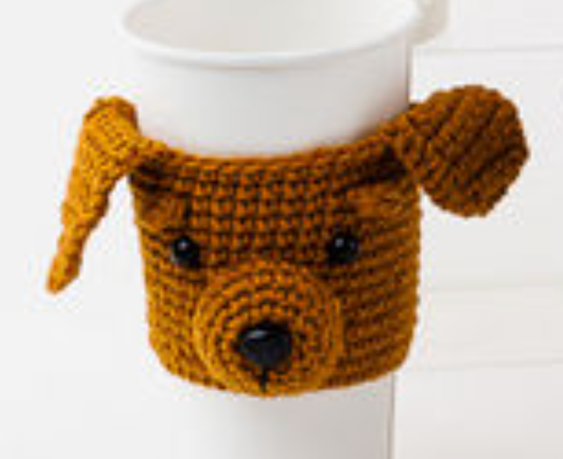 Mug Knit Holder, 3.5", 8 Styles