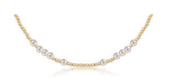 17" Choker Hope Unwritten - Pearl by enewton