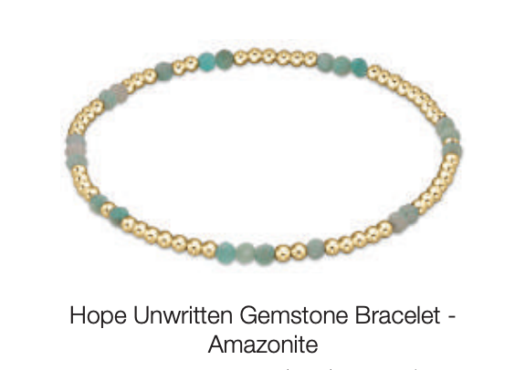 hope unwritten gemstone bracelet - amazonite by enewton - A. Dodson's