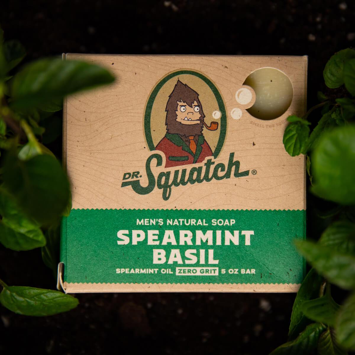 DR. SQUATCH BAR SOAP - SPEARMINT BASIL - A. Dodson's