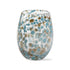 CONFETTI STEMLESS WINE GLASS - AQUA/MULTI - A. Dodson's