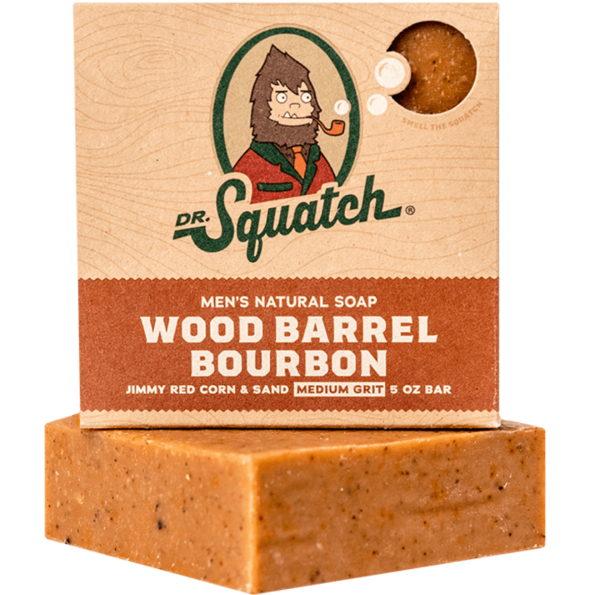 DR. SQUATCH BAR SOAP - WOOD BARREL BOURBON - A. Dodson's