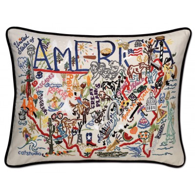 AMERICA PILLOW BY CATSTUDIO - A. Dodson's