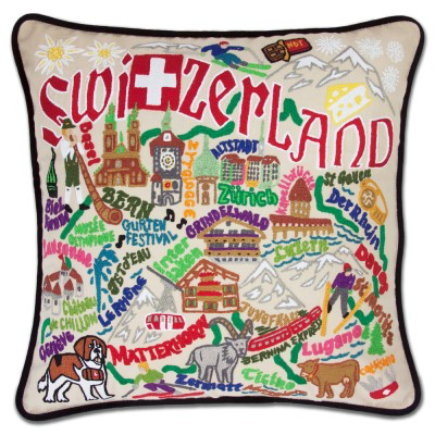 SWITZERLAND PILLOW BY CATSTUDIO - A. Dodson's