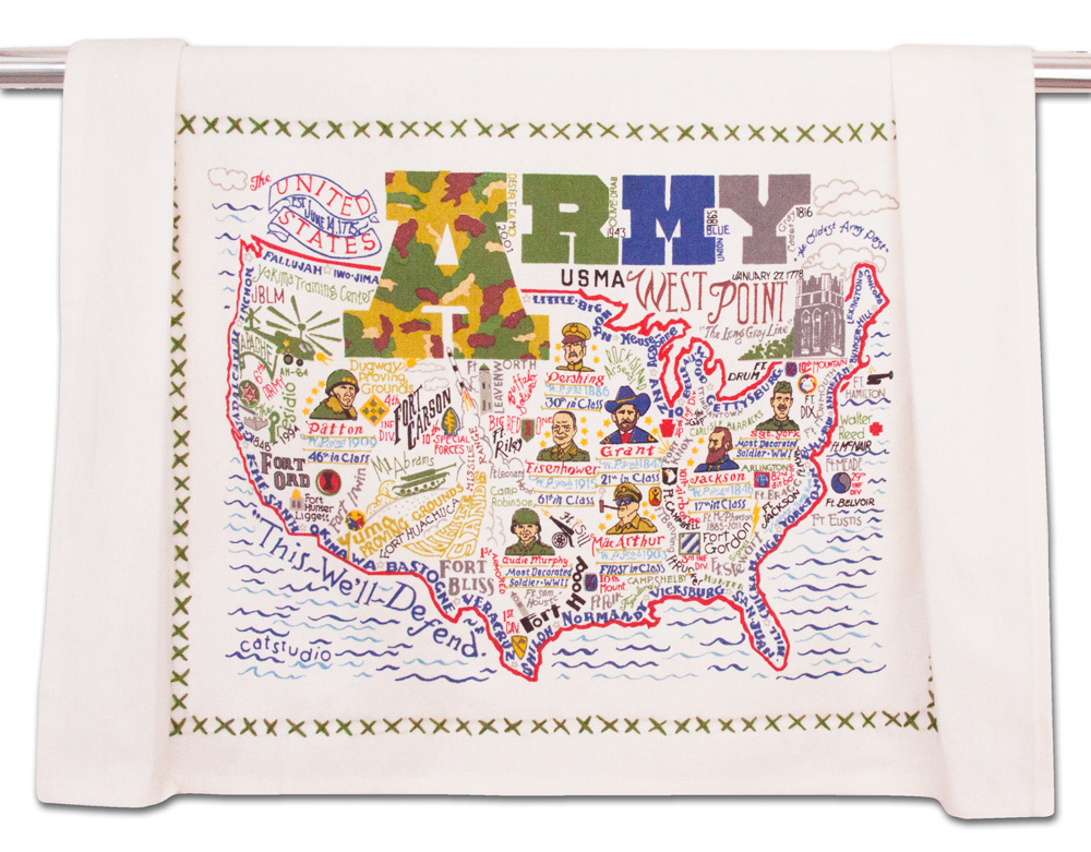 ARMY DISH TOWEL BY CATSTUDIO - A. Dodson's