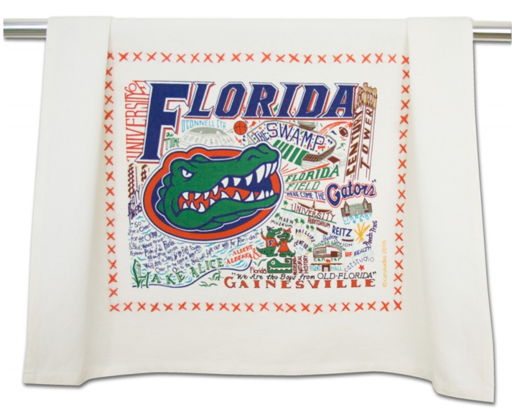 UNIVERSITY OF FLORIDA DISH TOWEL BY CATSTUDIO - A. Dodson's