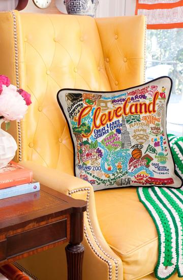 CLEVELAND PILLOW BY CATSTUDIO - A. Dodson's