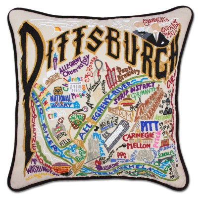 PITTSBURGH PILLOW BY CATSTUDIO - A. Dodson's