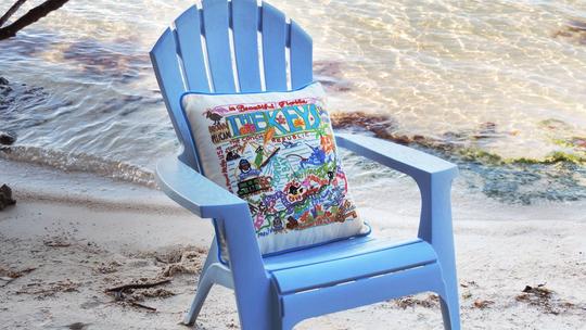 FLORIDA KEYS PILLOW BY CATSTUDIO - A. Dodson's