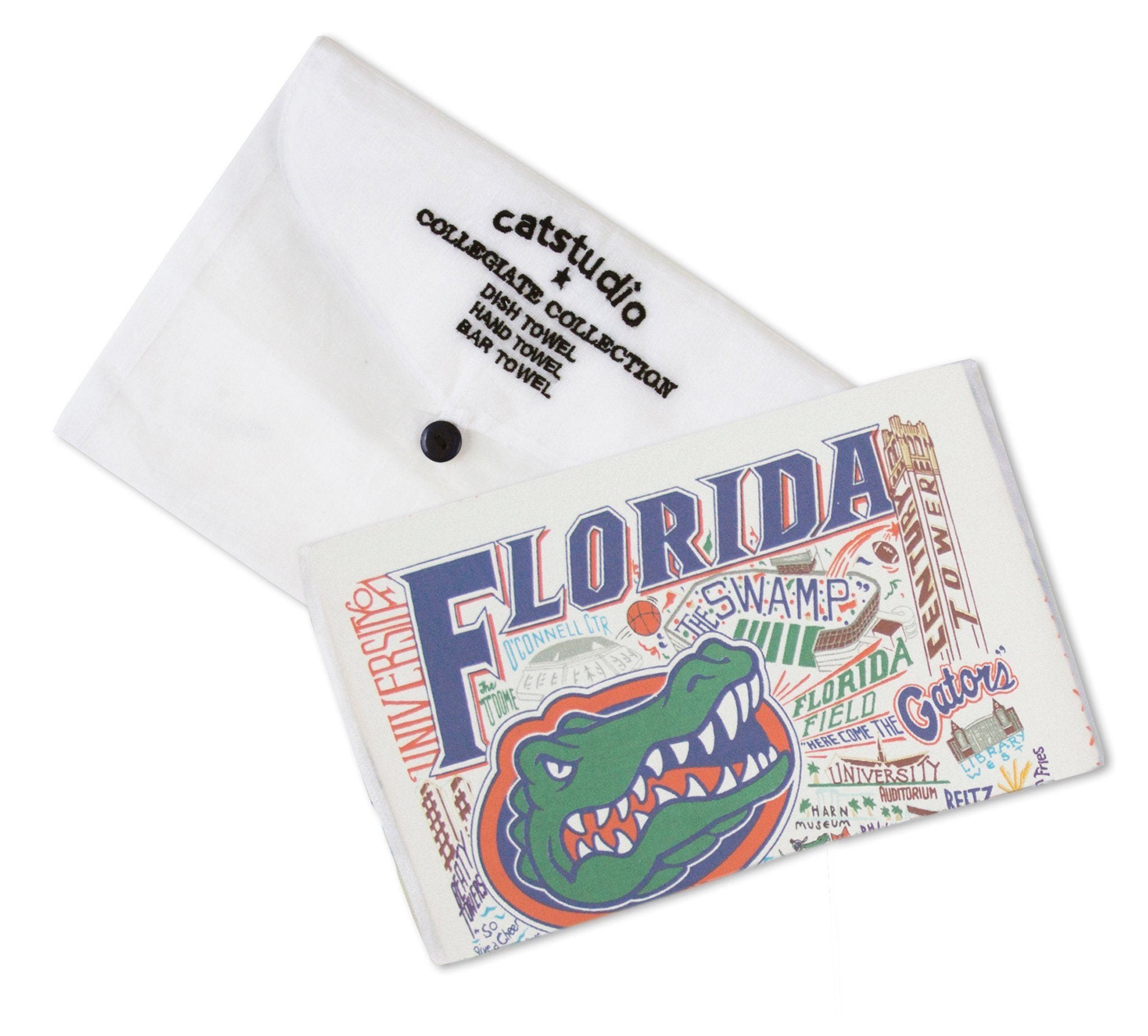 UNIVERSITY OF FLORIDA DISH TOWEL BY CATSTUDIO - A. Dodson's