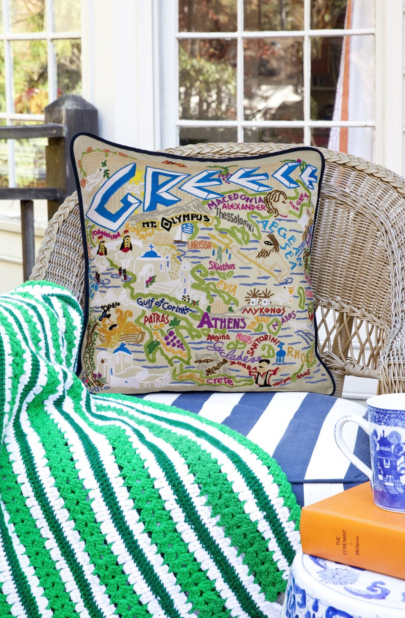 GREECE PILLOW BY CATSTUDIO - A. Dodson's