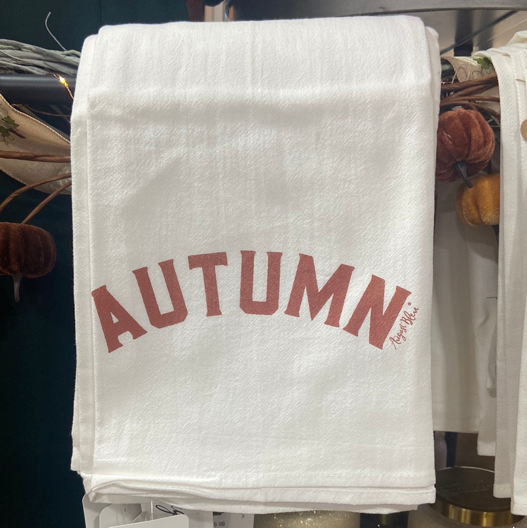 Autumn Tea Towel - A. Dodson's