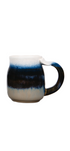 STONEWARE MUG W/ WHALE TAIL HANDLE - A. Dodson's