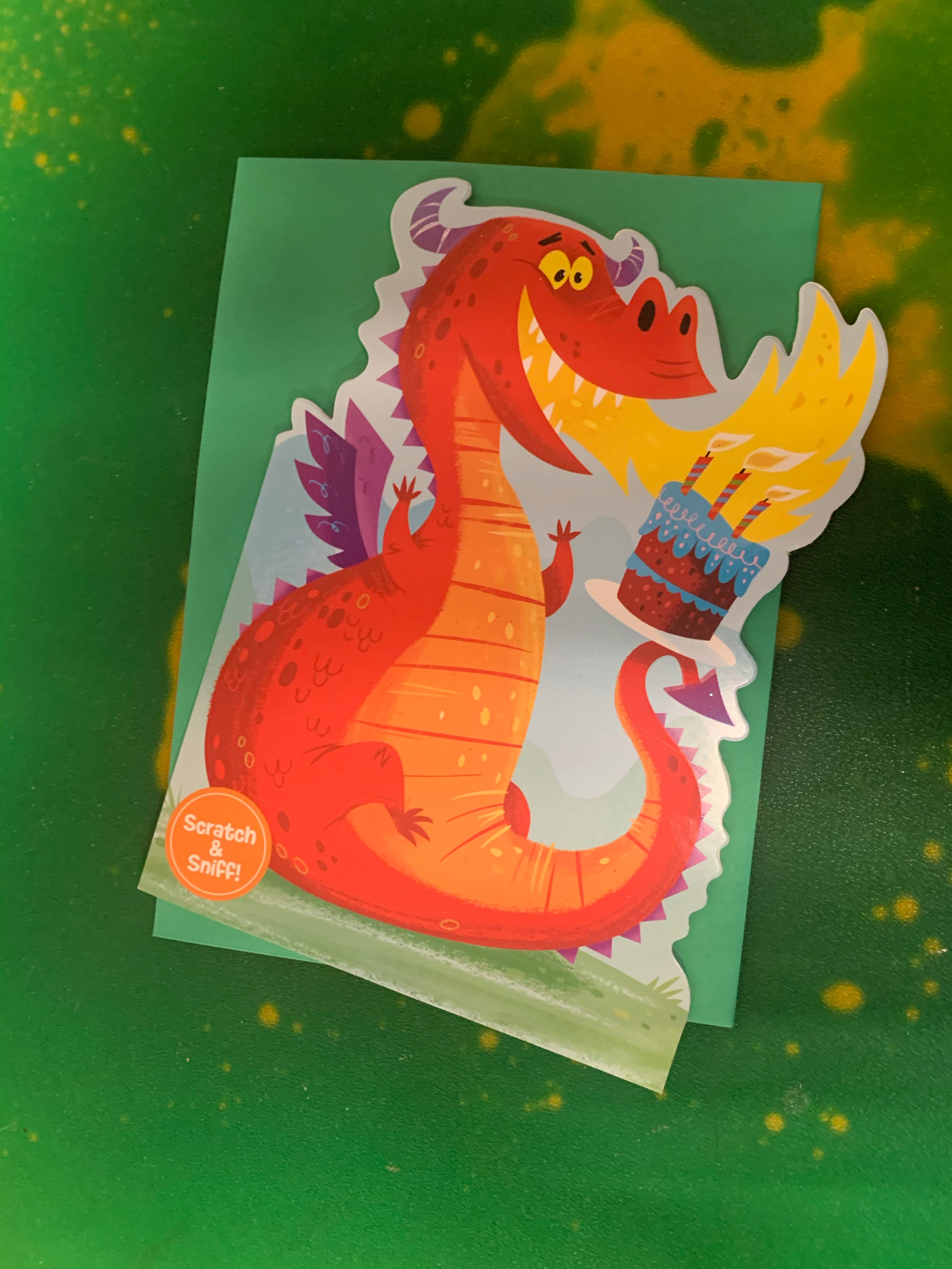 FIRE BREATHING DRAGON SCRATCH AND SNIFF by Peaceable Kingdom - A. Dodson's