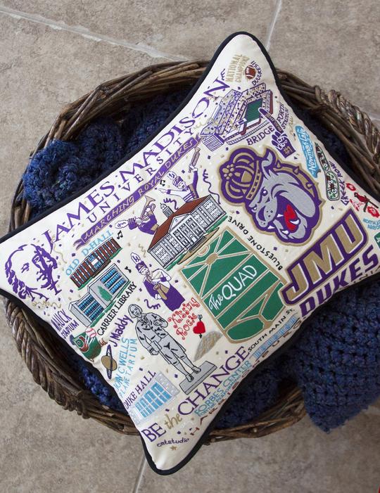 JAMES MADISON UNIVERSITY PILLOW BY CATSTUDIO - A. Dodson's