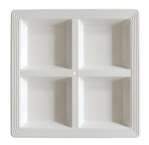 NORA FLEMING MELAMINE PINSTRIPES SQUARE SECTIONED SERVER MEL10 - A. Dodson's