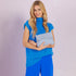 Hammitt VIP Medium Crossbody Clutch in Periwinkle Haze/Brushed Silver - A. Dodson's