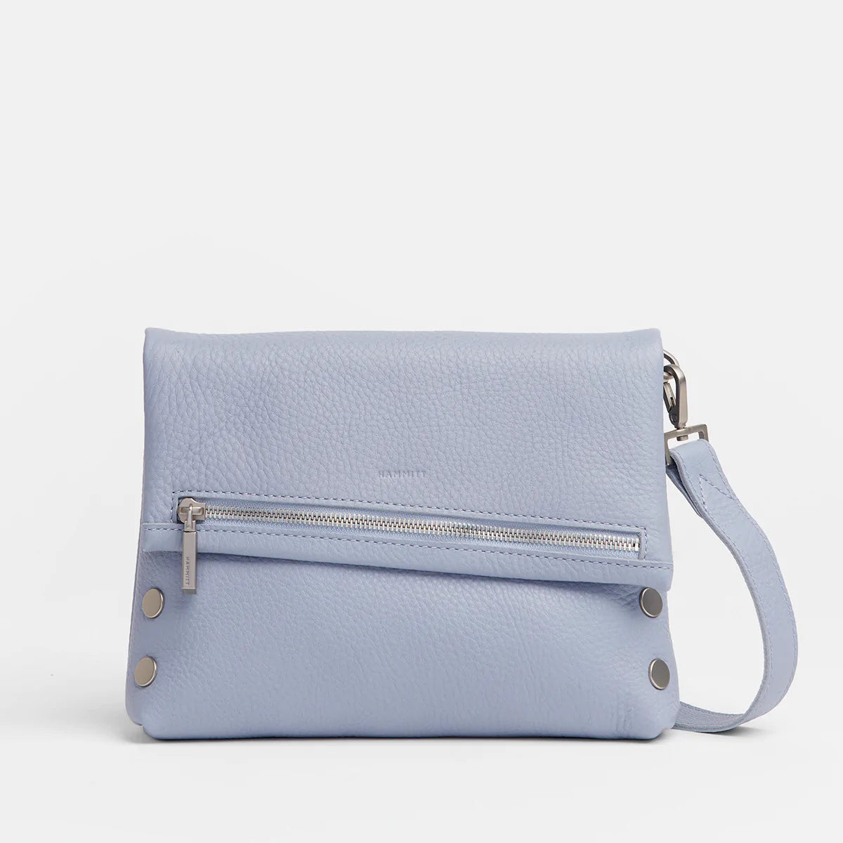 Hammitt VIP Medium Crossbody Clutch in Periwinkle Haze/Brushed Silver - A. Dodson's