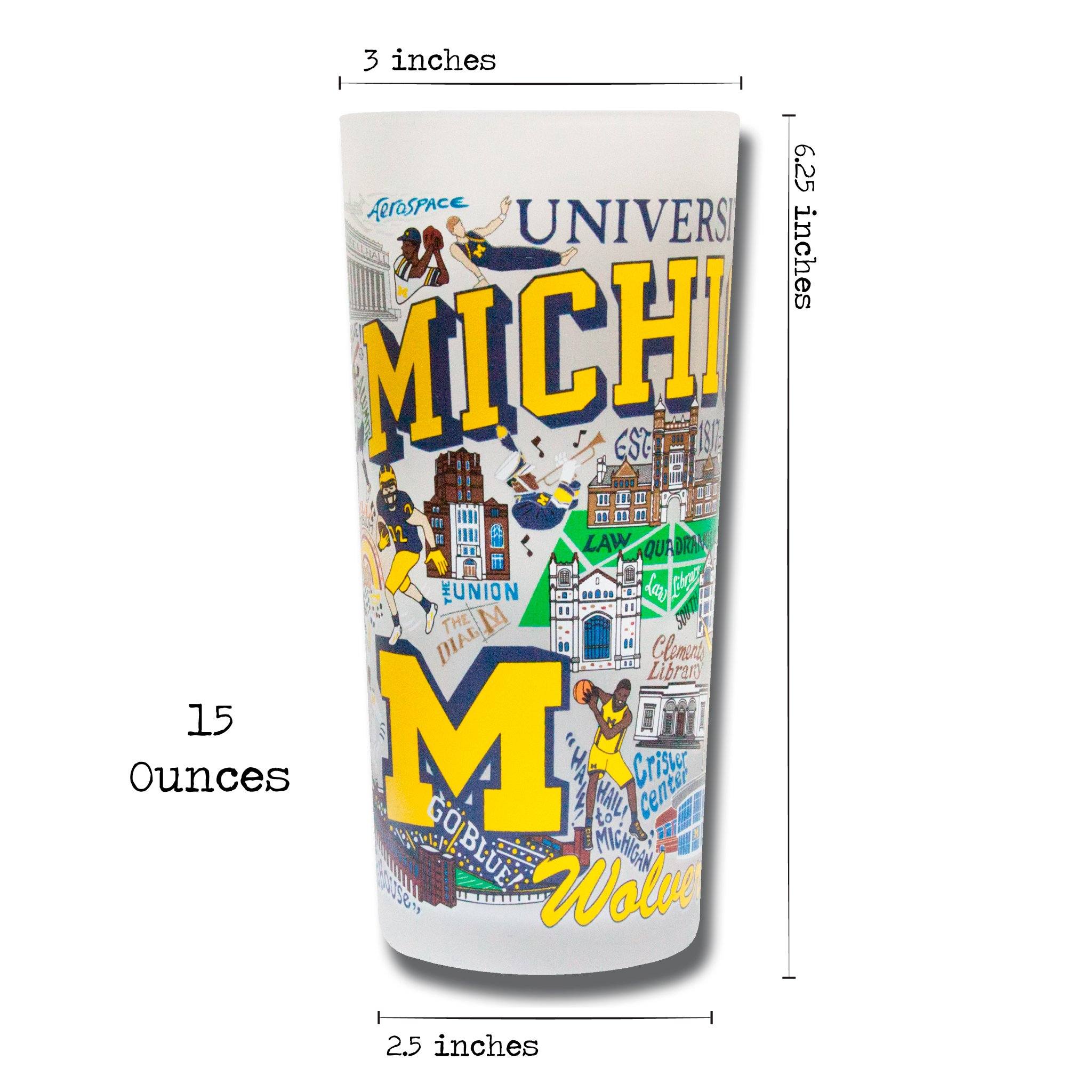 University of Michigan Glass by Catstudio - A. Dodson's