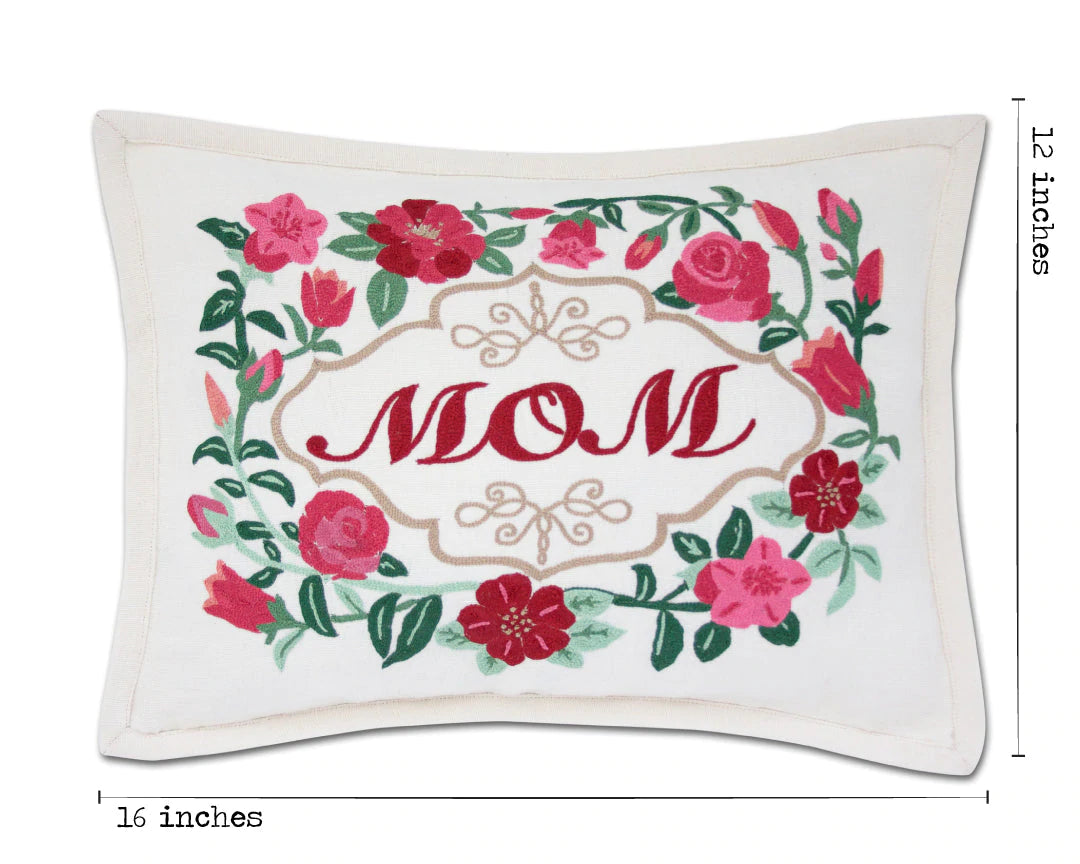 MOM LOVE LETTERS PILLOW BY CATSTUDIO - A. Dodson's