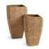 SEAGRASS TALL SQUARE PLANTERS, SET OF 2 BY NAPA HOME & GARDEN - A. Dodson's