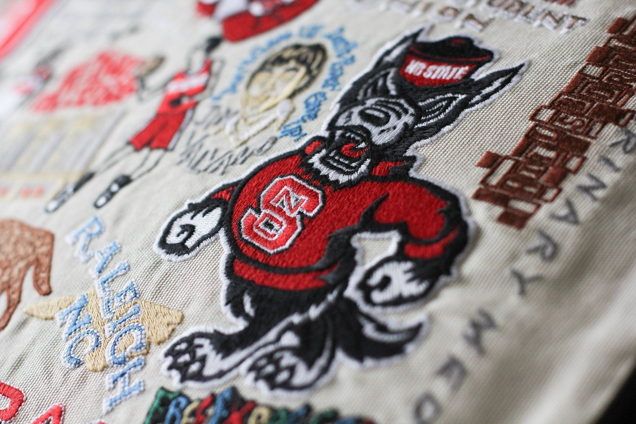 NORTH CAROLINA STATE UNIVERSITY PILLOW BY CATSTUDIO - A. Dodson's