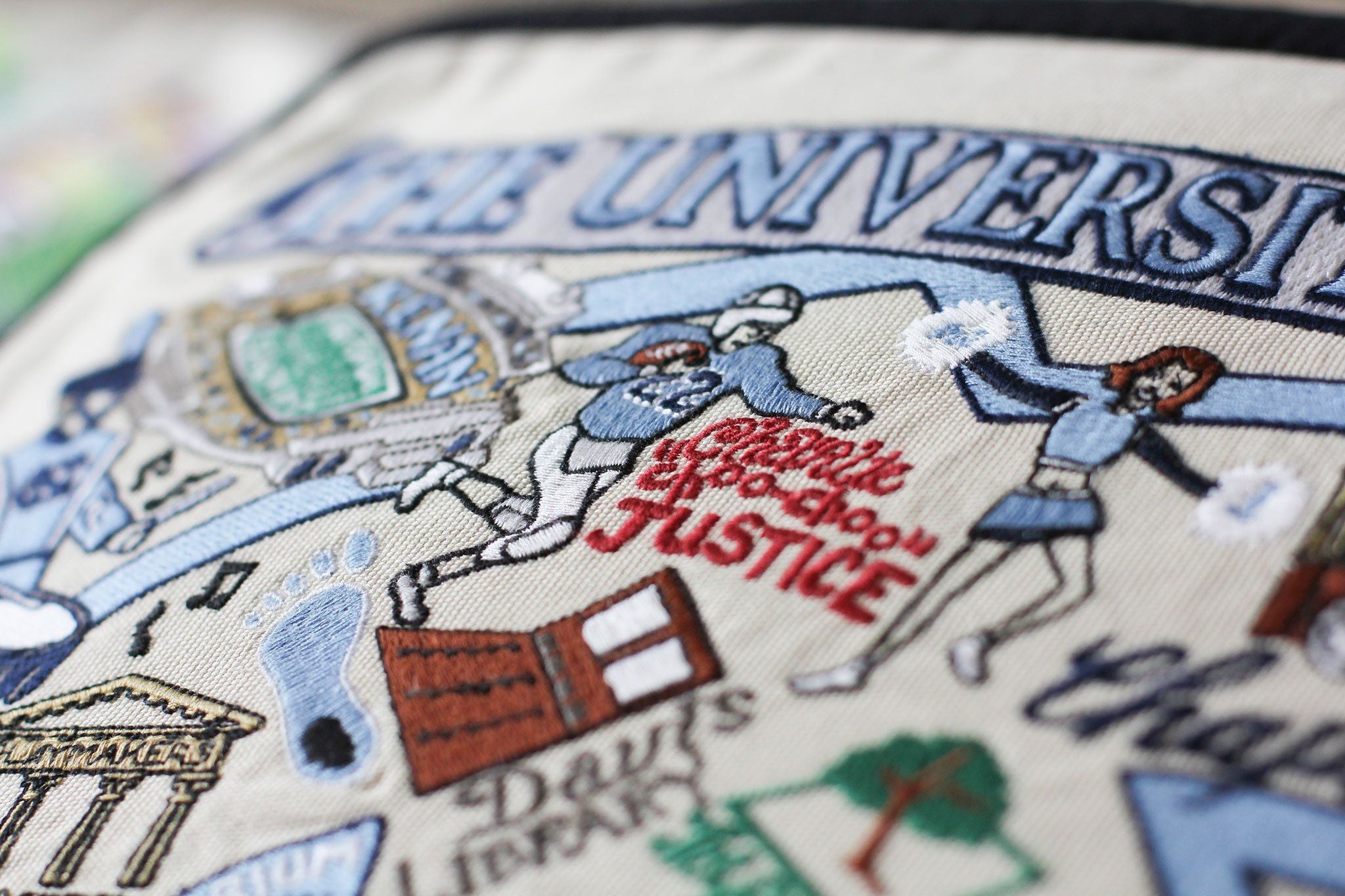 THE UNIVERSITY OF NORTH CAROLINA (CHAPEL HILL) PILLOW BY CATSTUDIO - A. Dodson's