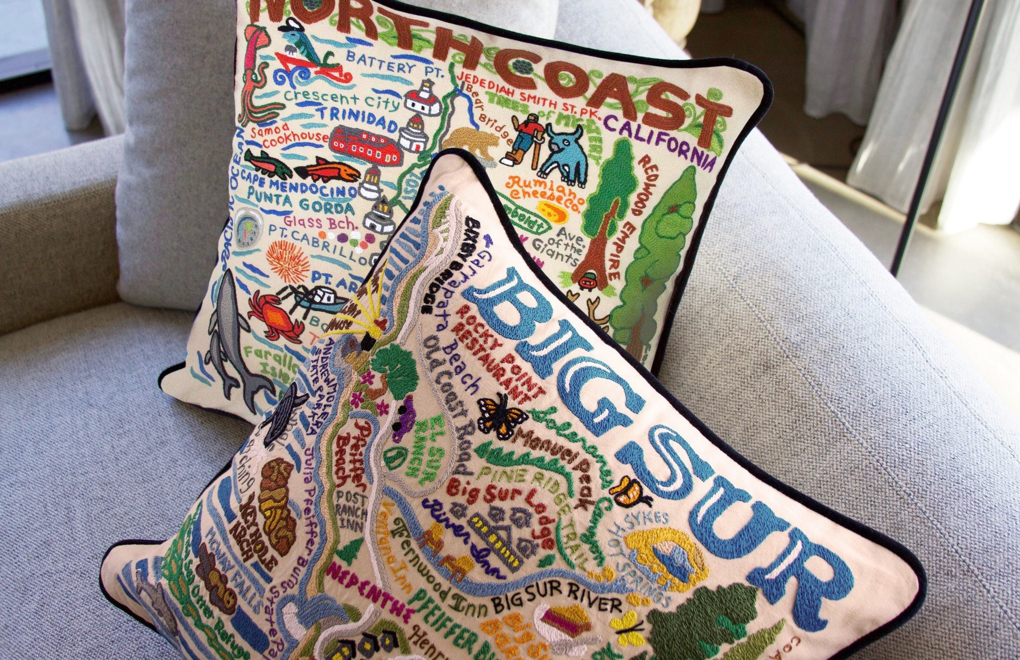 NORTH COAST PILLOW BY CATSTUDIO - A. Dodson's