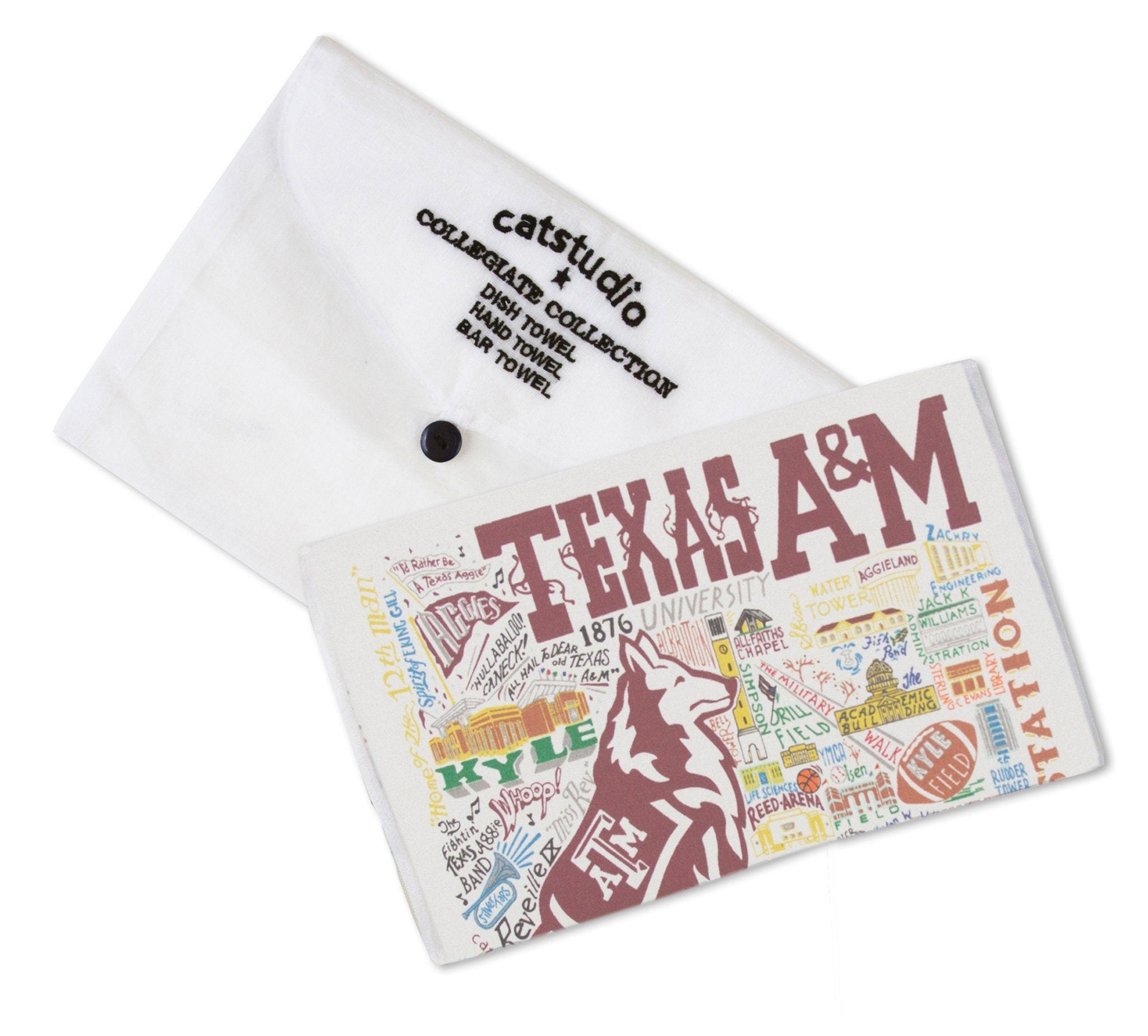 TEXAS A&M UNIVERSITY DISH TOWEL BY CATSTUDIO - A. Dodson's