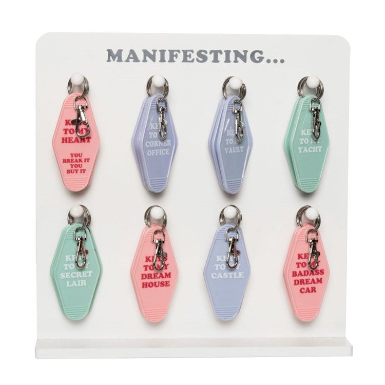 Manifesting Motel Keychains - 8 Styles - A. Dodson's