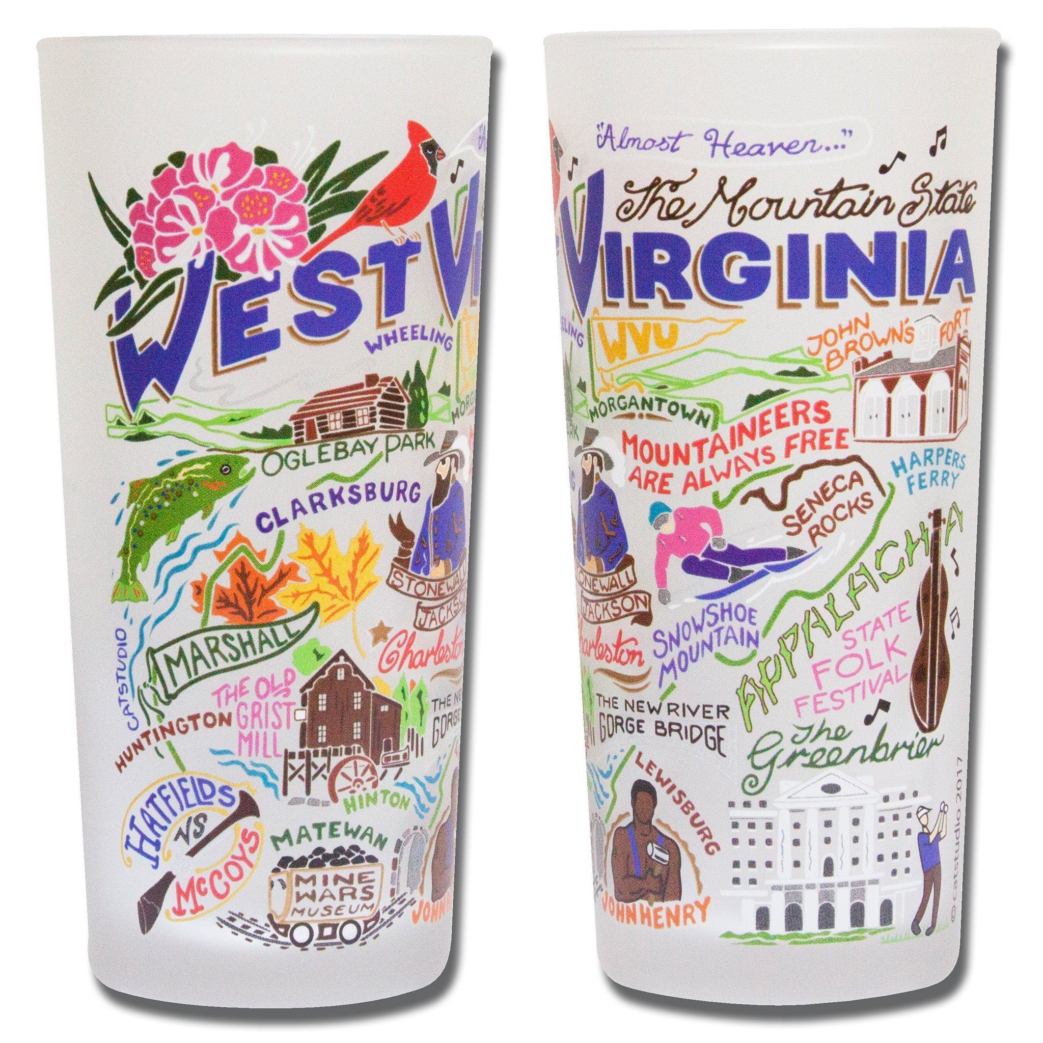 WEST VIRGINIA GLASS BY CATSTUDIO - A. Dodson's